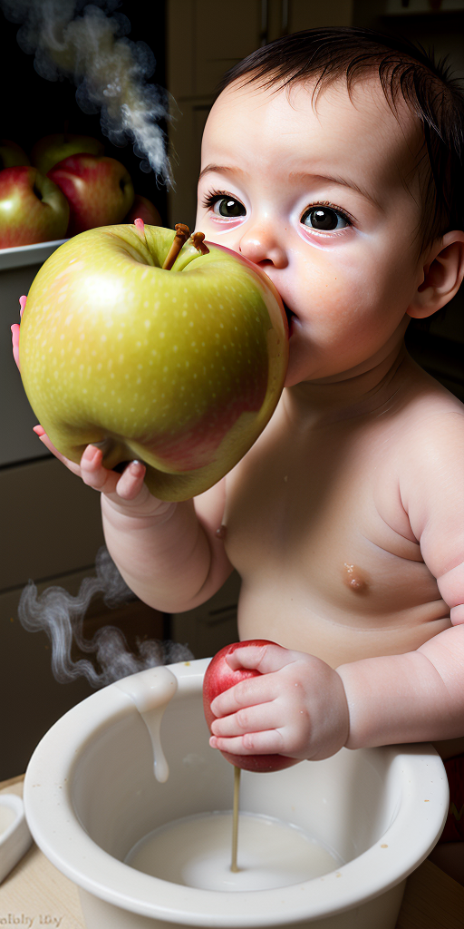 how to steam apples for baby