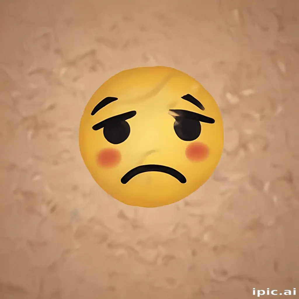 sad face emoji