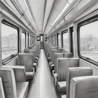train sketch