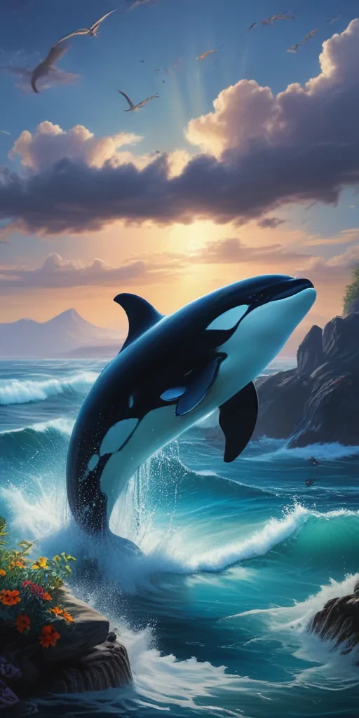 wallpaper orca