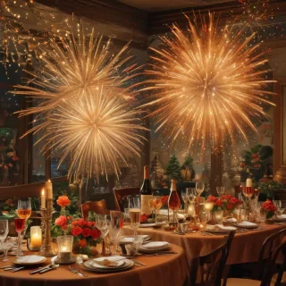 vintage new years images