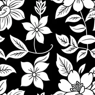 floral outline