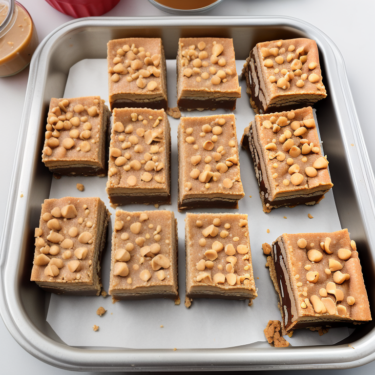 school lunch peanut butter bars