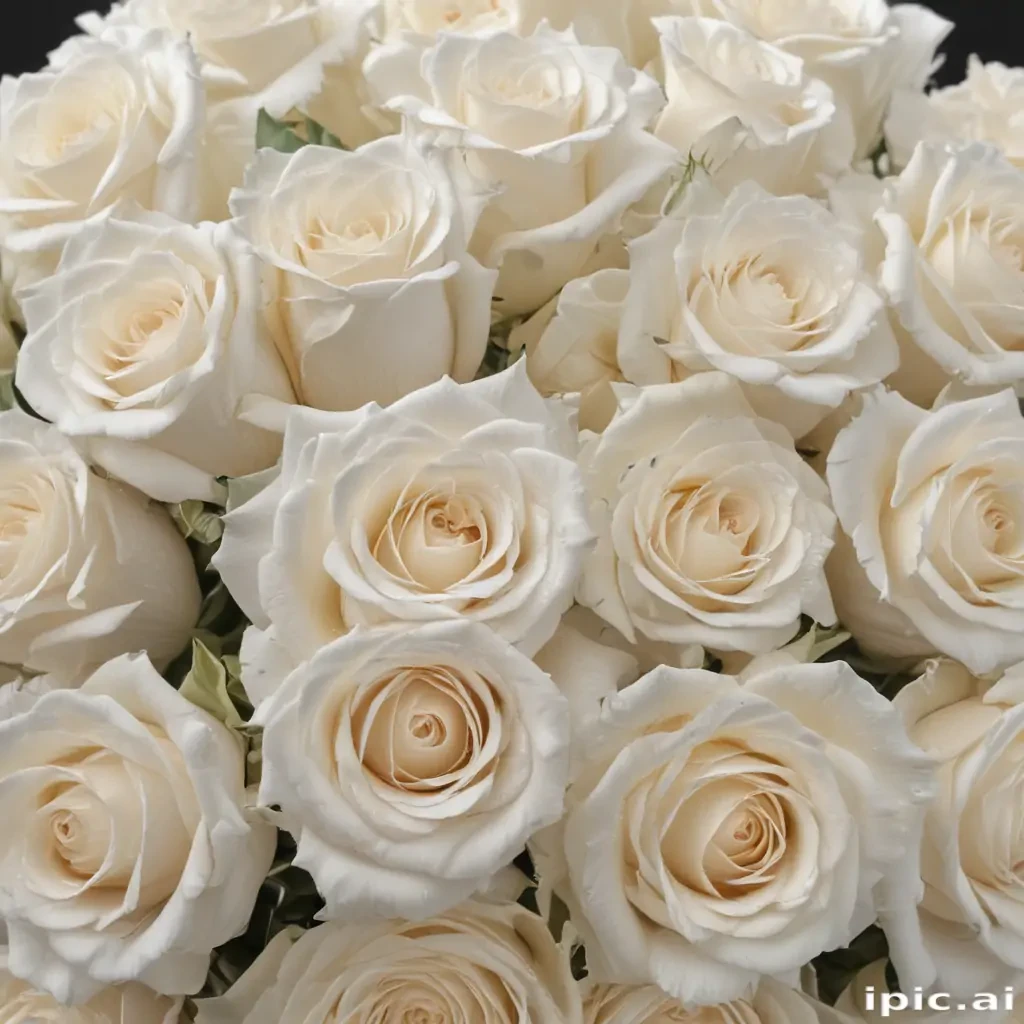 white roses png