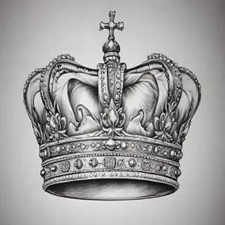 crown drawing