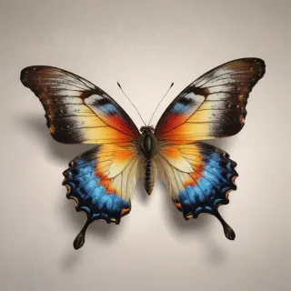 butterfly with no background