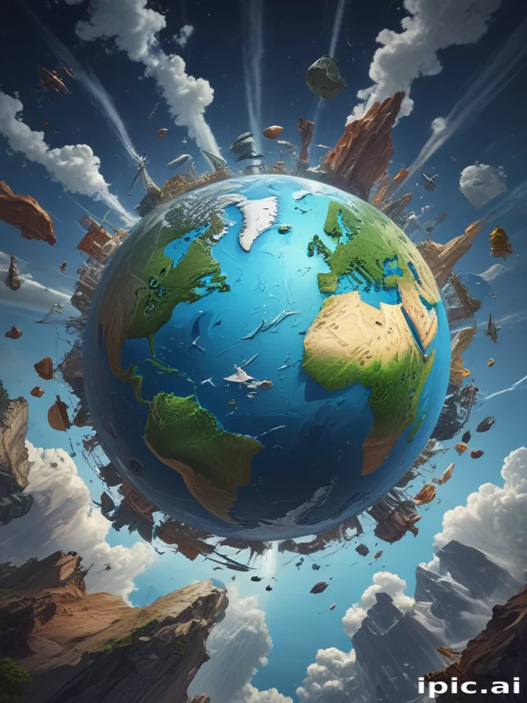 cartoon picture planet earth