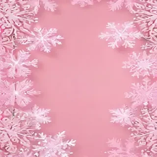 pink winter background