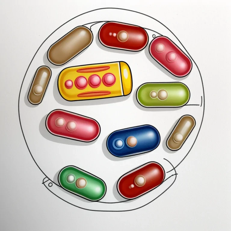 pills drawing