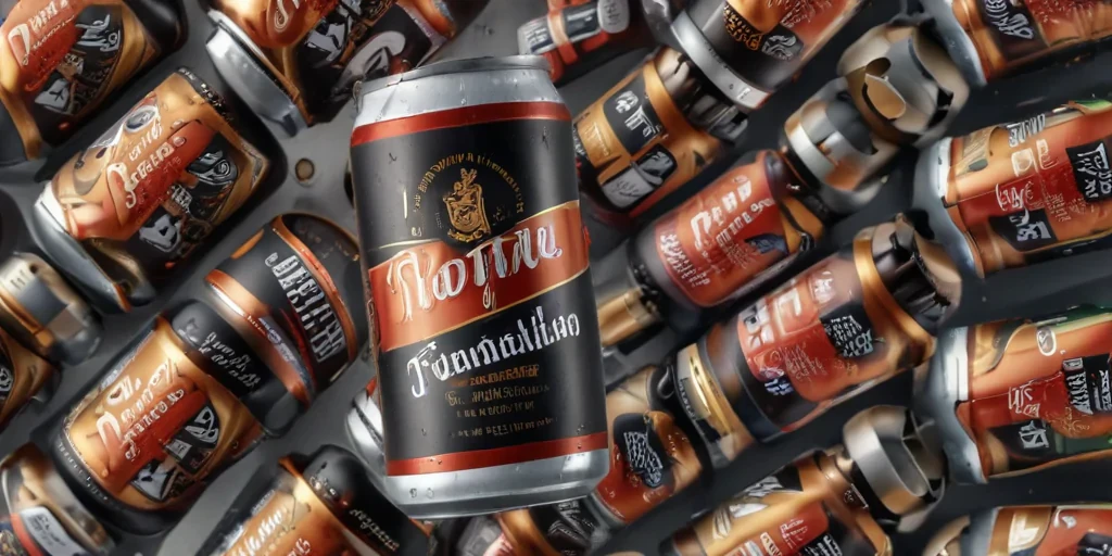 beer can mockup