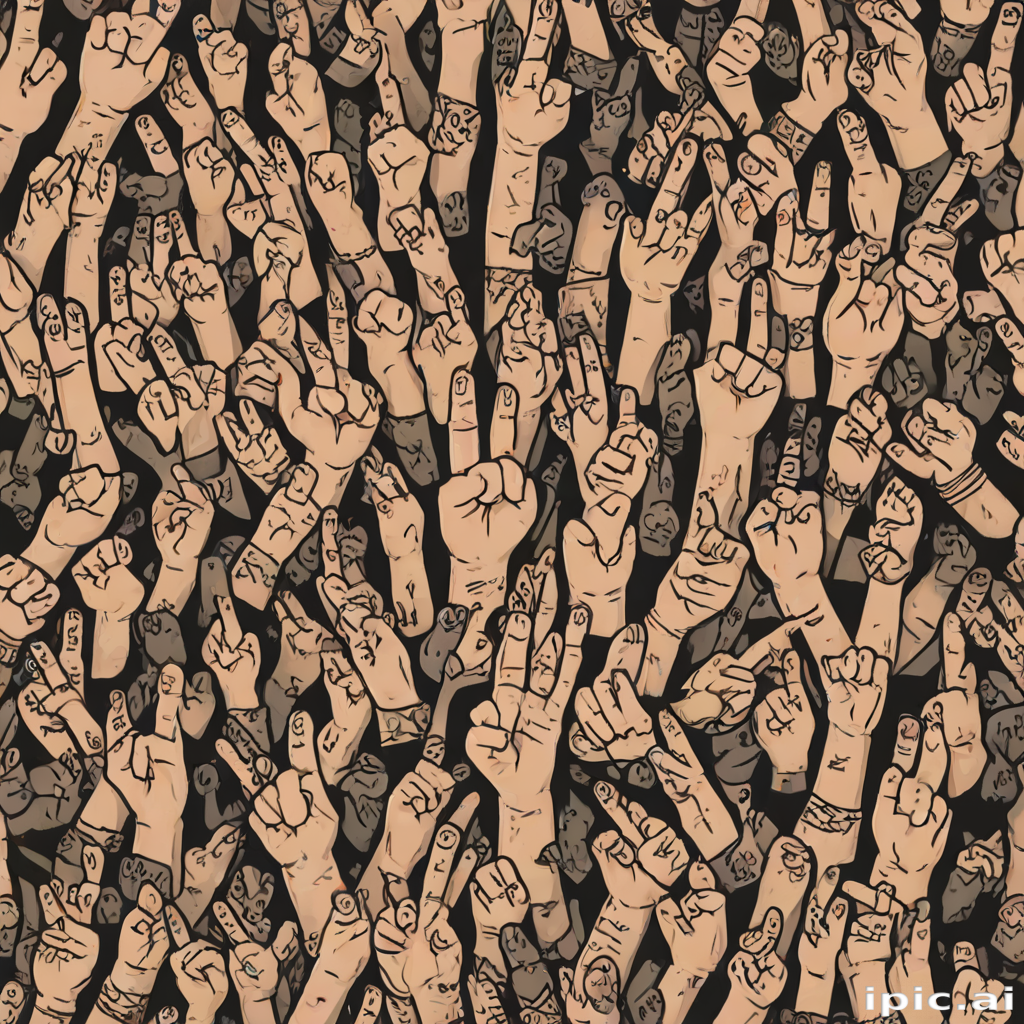 middle finger background