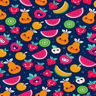 cute fruit backgrounds