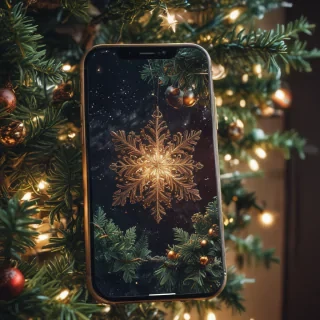 iphone christmas aesthetic wallpaper