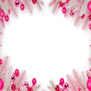 cute pink christmas background