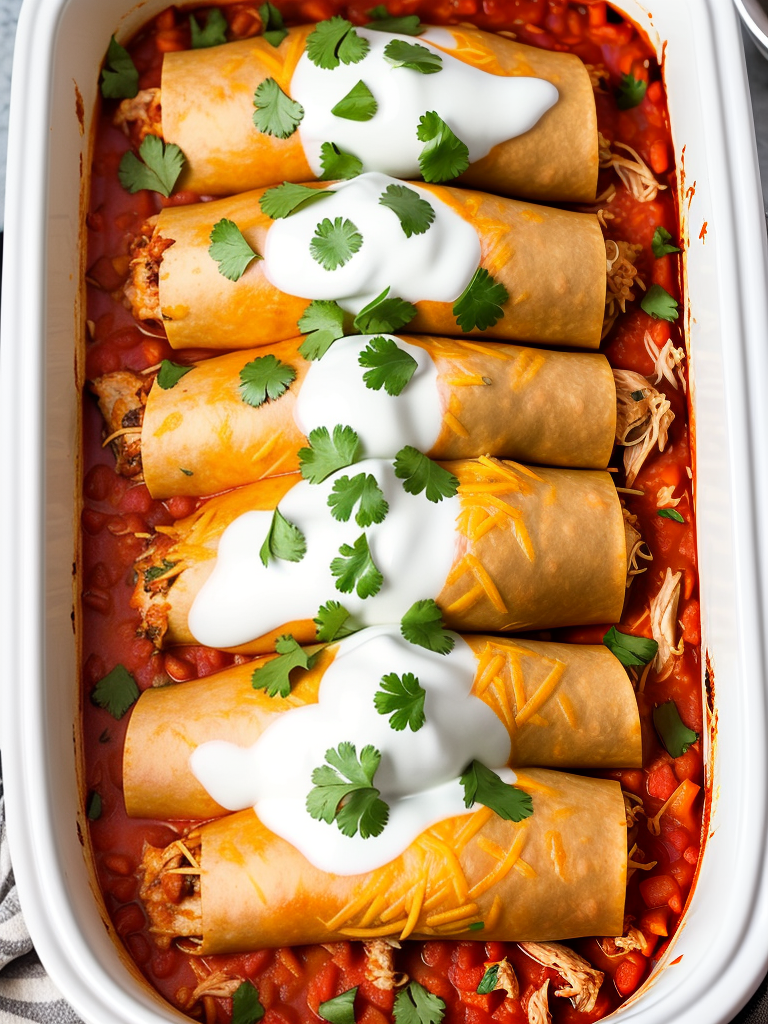 chicken enchilada casserole in crock pot