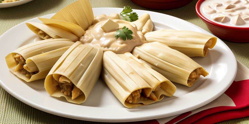 tamales de raja y queso