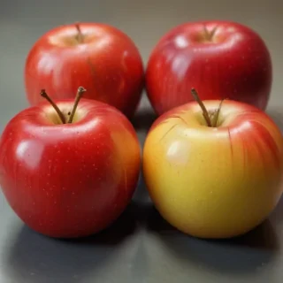 drawn apples