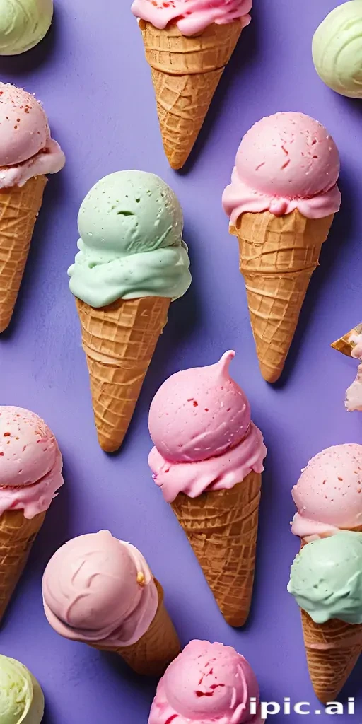 ice cream background