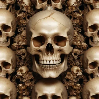 skull background