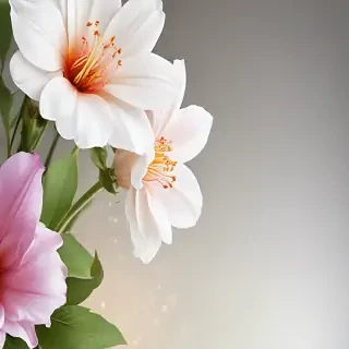 light flower background