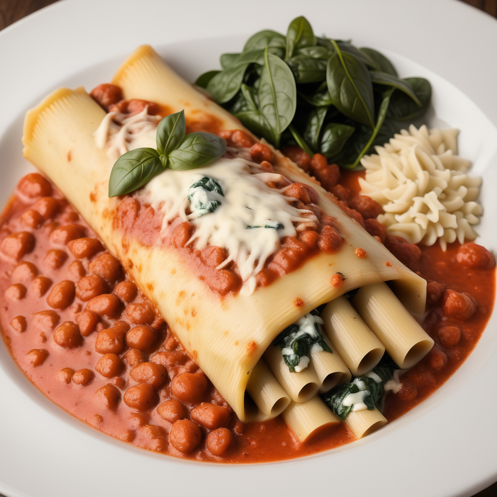 maggiano's chicken & spinach manicotti