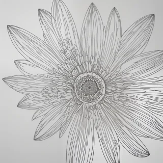 floral outline