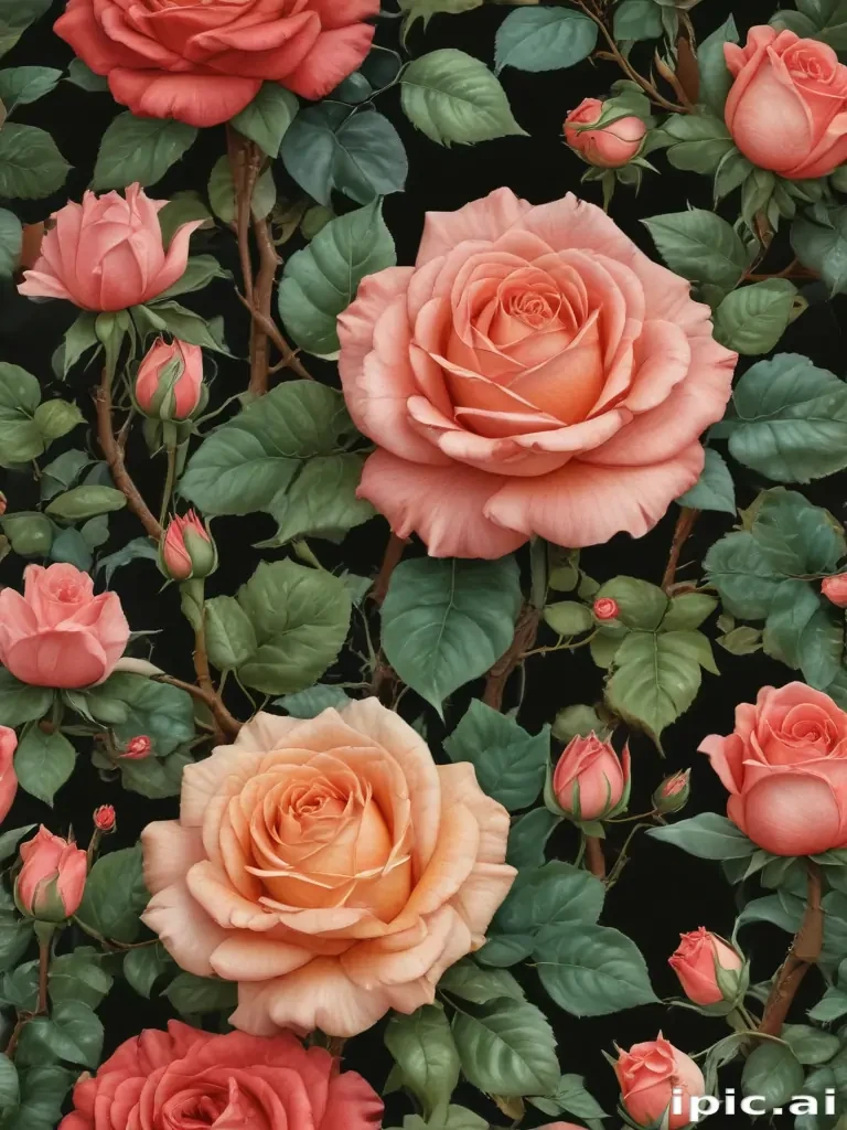 rose border