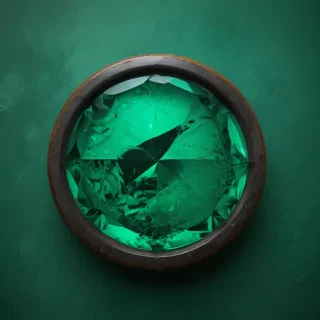 emerald green background