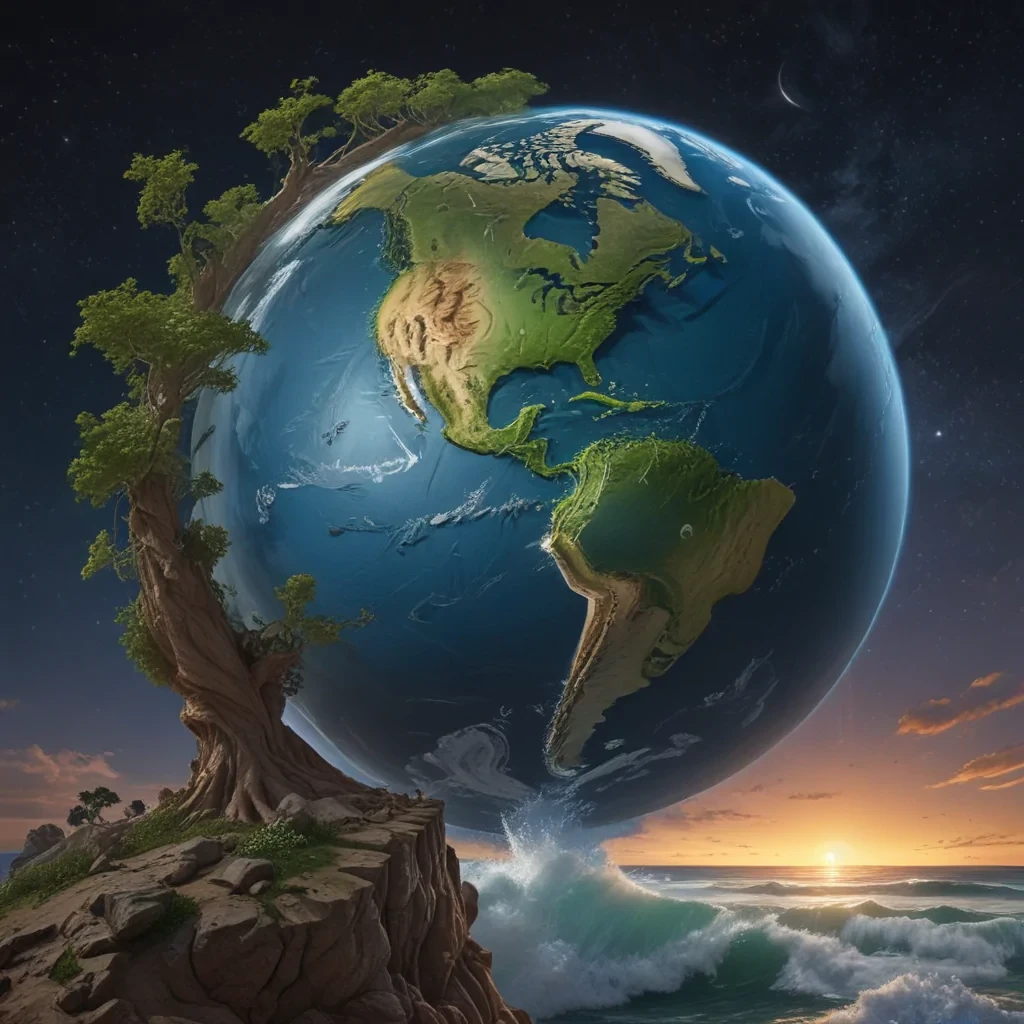 animated pic of earth