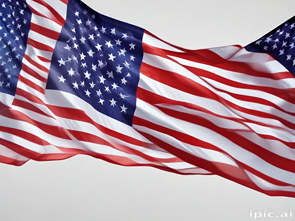 united states flag transparent