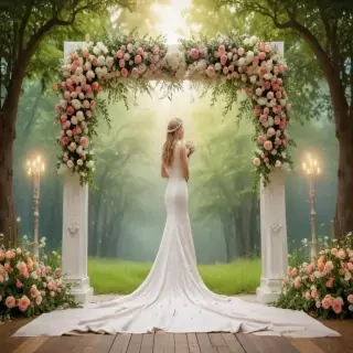 wedding background card