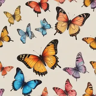 butterfly drawign