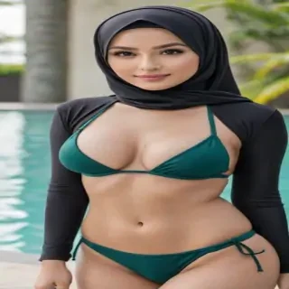 hijab bikini ai