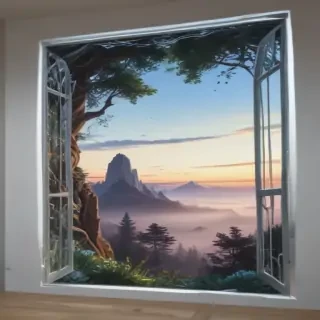 transparent aesthetic sticker