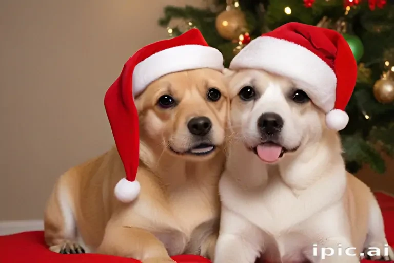 christmas dog photos