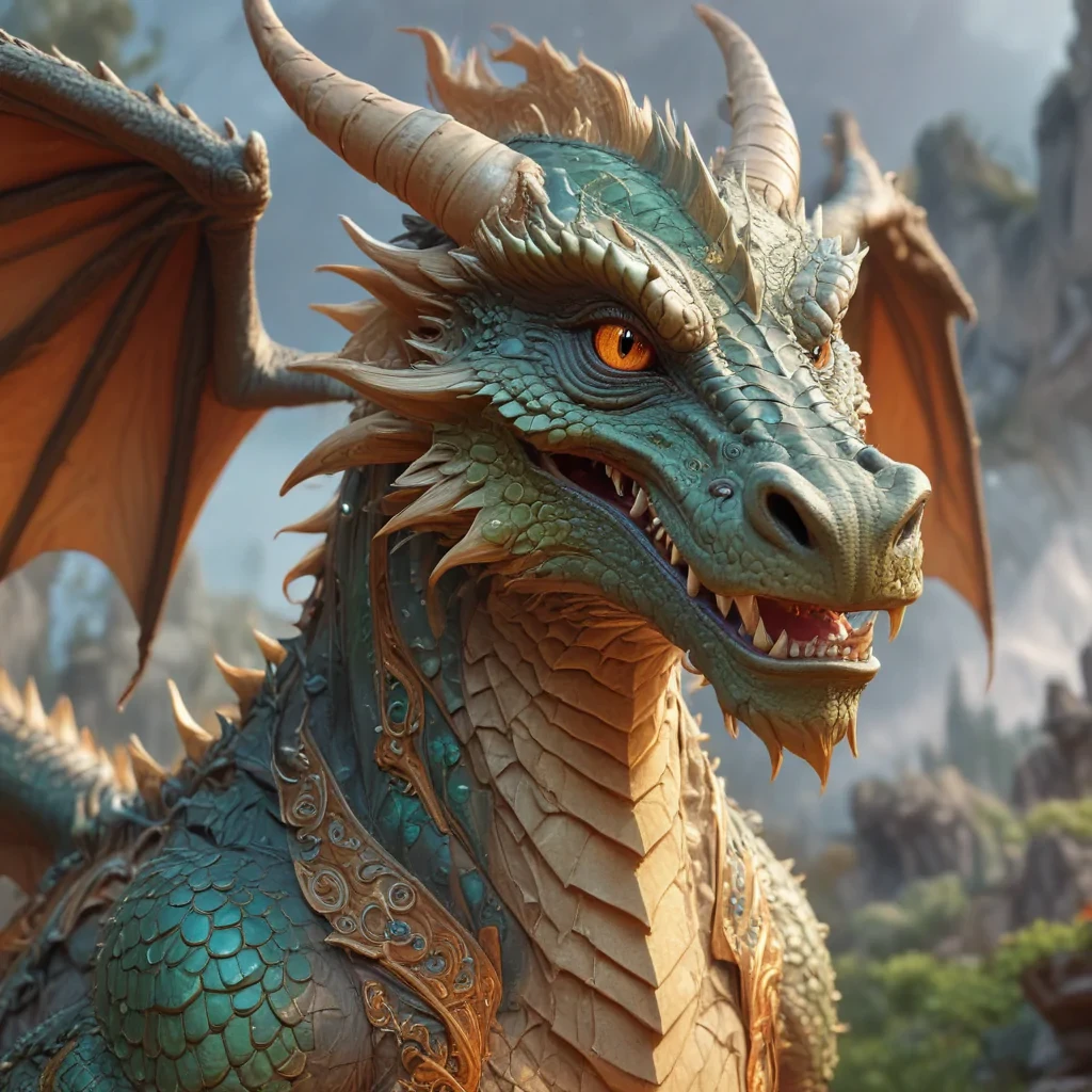 cartoon of a dragon
