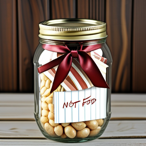 gift in a jar ideas not food
