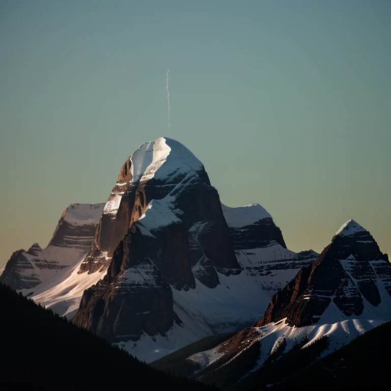 mountain silhouette