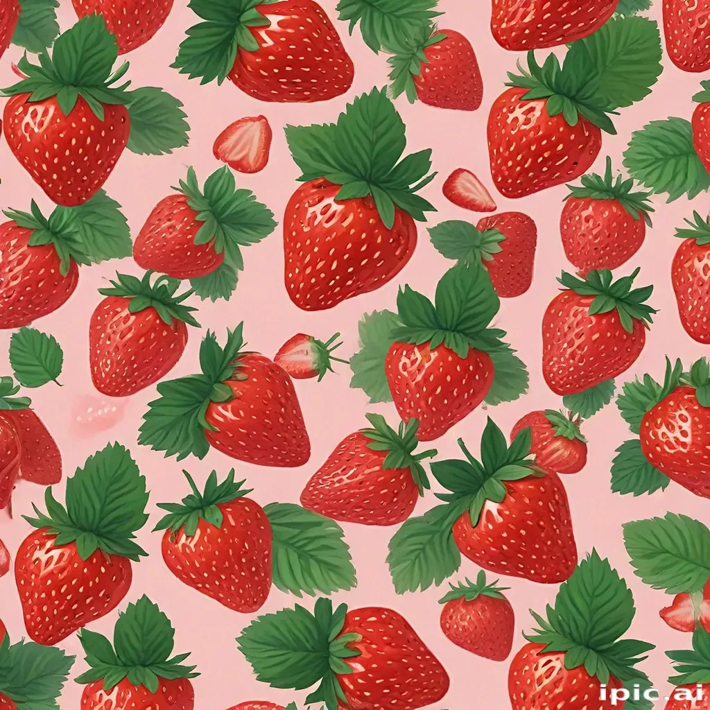 aesthetic strawberry wallpaper