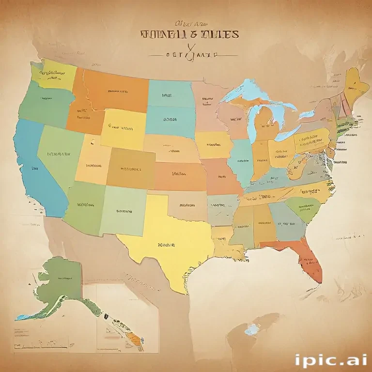 map of the usa states