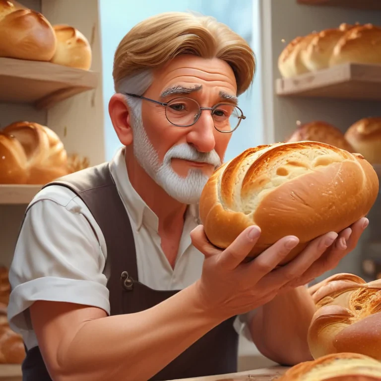 bread in cartoon