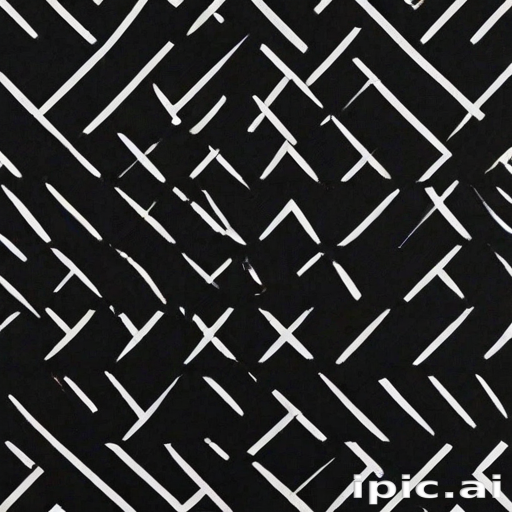 black with white pattern