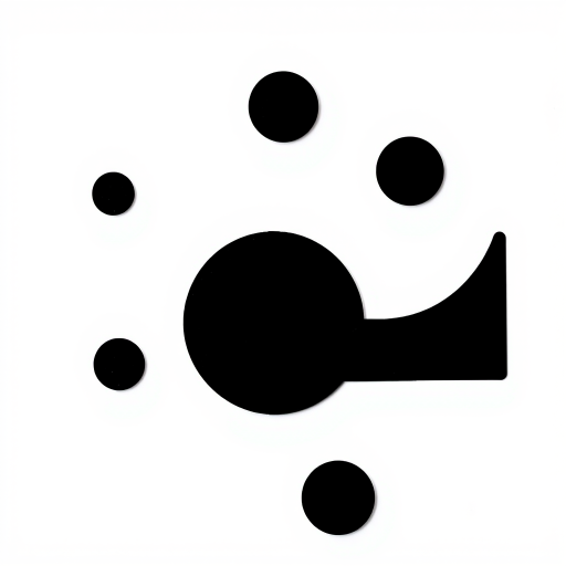 Create a high-resolution, minimalist black and white design featuring abstract shapes on a plain background using a DSLR camera with a 50mm lens, aperture set to f/1.8, ISO 100, and a shallow depth of field for soft background blur, shot from a top-down view.
