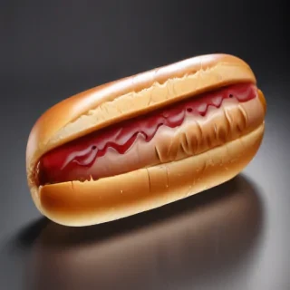 transparent hot dog