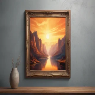 free wall art mockup