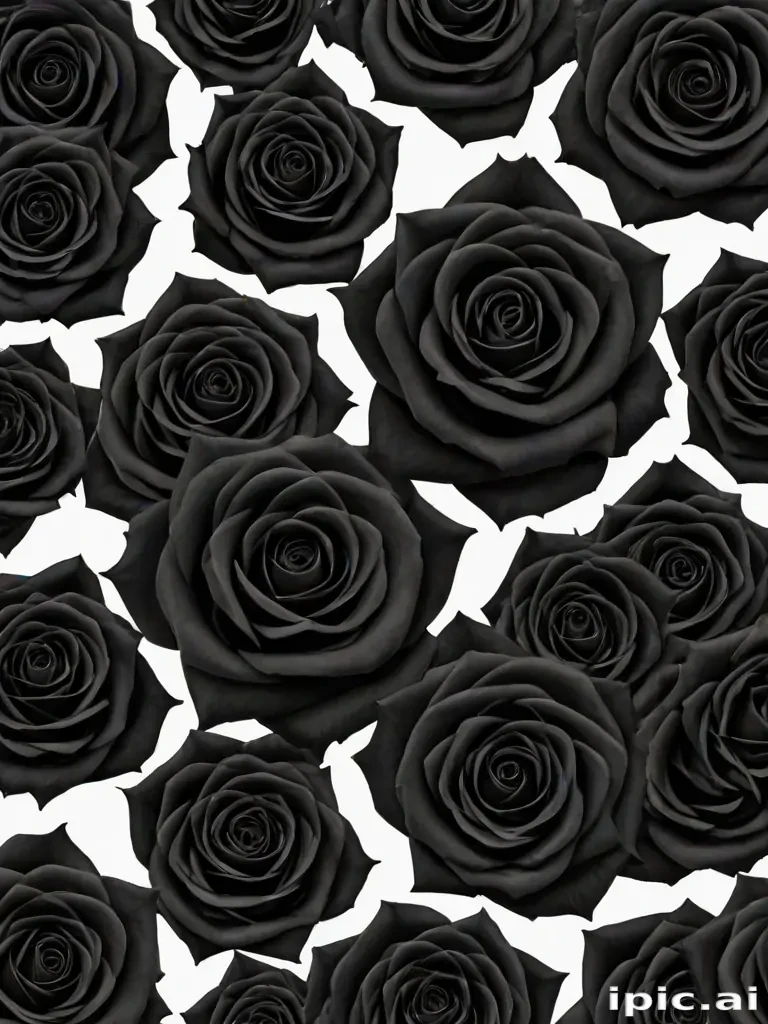black roses background