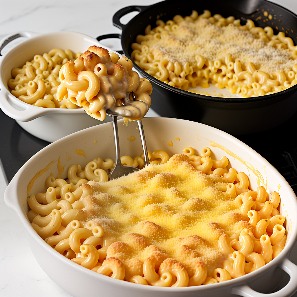 nora cooks mac and cheese