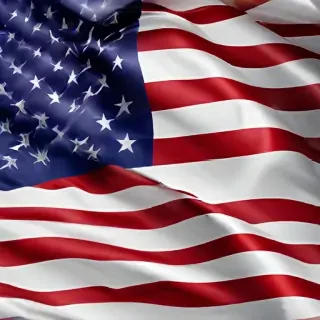 american flag waving png