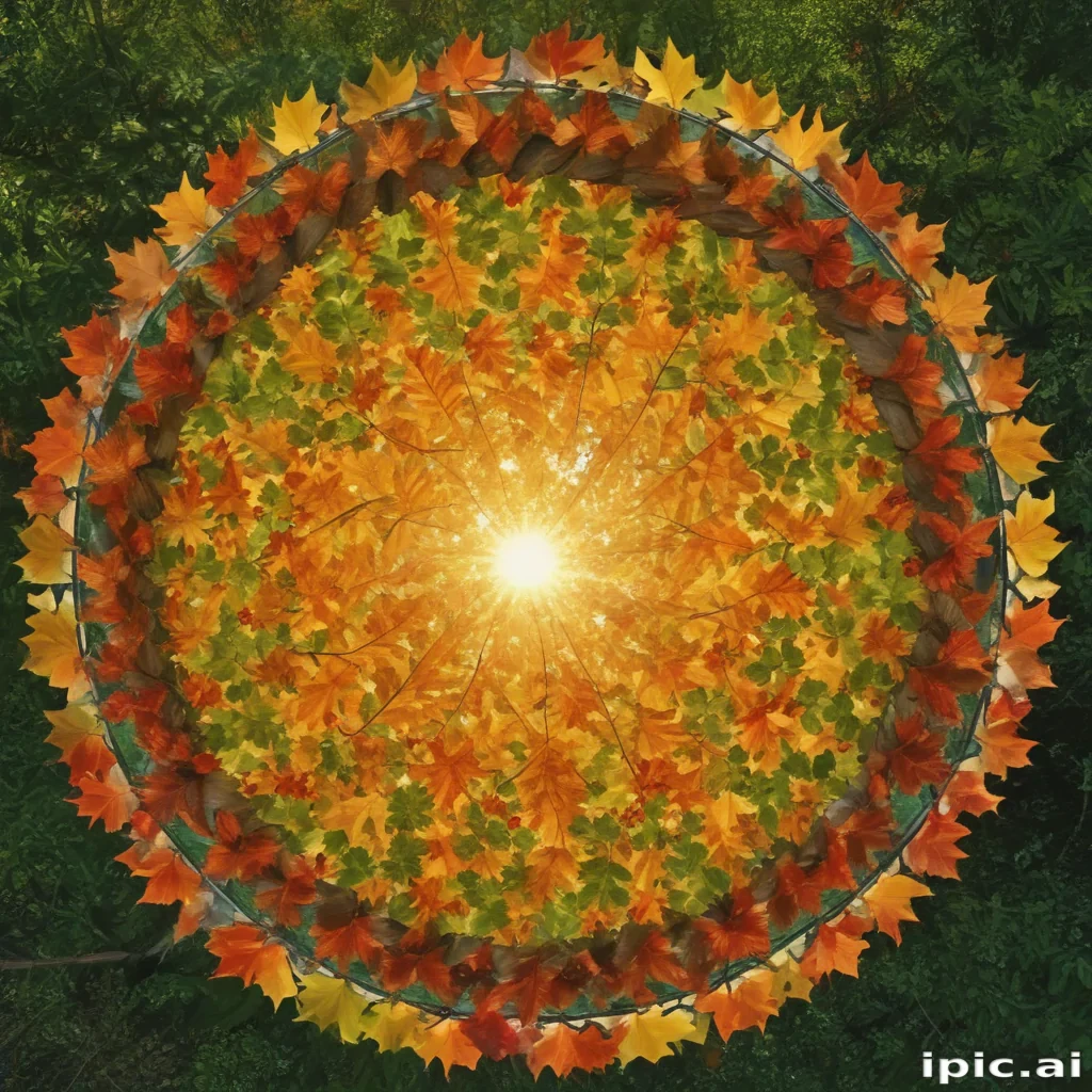 leaf circle