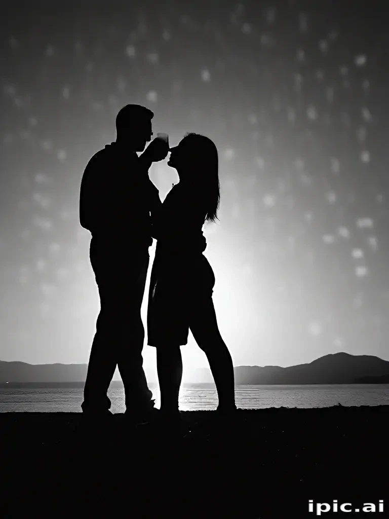 couple silhouette